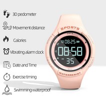 다이빙컴퓨터 수중게이지시계 다이빙시계 다이빙컴퓨터게이지Women Digital Watches Minimalism Style Ladi, 07 Black
