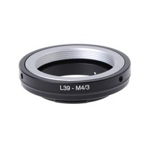 L39-M4/3 Leica L39 M39 렌즈를위한 마운트 어댑터 링 파나소닉 G1 GH1에 대한 렌즈 링, 검은색
