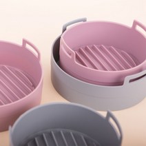 에어플라이 포트 에어플라이어 실리콘 전자레인지 용기, 그레이-S(소형160×60mm)2~3.5L