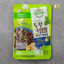 라이브잇 풀무원 두부크럼블 덮밥소스 직화짜장, 4개, 160g