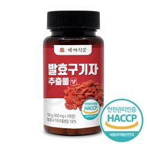 백세식품 발효구기자 추출물 정 500mg 100정 HACCP 인증제품, 3병, 500mg x 100정