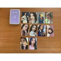 아이유 IU 라일락 LILAC 공식 포토카드 정품, 연보라블라우스
