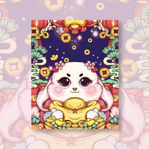 votgl피포페인팅 명화그리기 유화그리기세트 40 x 50cm, 4유화그리기세트토끼