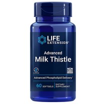 라이프익스텐션 Milk Thistle 밀크시슬 실리포스 Non-GMO 글루텐프리 60정