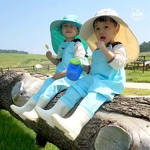 키다리슈즈 마카롱 민트 유아동 어린이가슴장화 바지장화