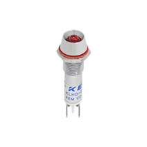 KEM 12V 화이트 제노 소자 LED 고휘도형 KLHD-08D12-W 파이 인디케이터, 1개, 1개