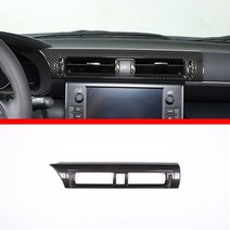 도요타 86스바루 brz 2022 카본 인테리어 제어 공기 배출구 프레임 유리 프레임 스티커 악세사리, 스타일 8