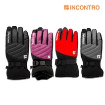 인콘트로 남성용 스마트 다운힐 스키장갑, 그레이