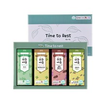 다예 내몸의 온도 4종 선물세트+쇼핑백포함 쑥+새싹보리+생강계피+감잎, 1개