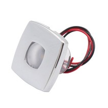 12V 스테인레스 스틸 패널 자동 조명 IP67 방수 RV 인테리어 화이트 LED 천장 퍽 RV/트레일러/보트 용, 02 Type 3