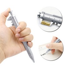 버니어 캘리퍼스 0.5mm 볼펜 길이 두께 측정 도구, 2) 블루