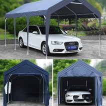 전원주택 주차장 캐노피 지붕 단독주택 개인 차고지 SUV차량 대형 조립식 선룸, 3X3m, 지붕만, 라이트그레이