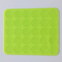 베이킹매트 반죽매트 패드 실리콘 diy 케이크 30 캐비티 과자 케이크 마카롱 오븐 금형 시트 트레이 시트 주방 도구, 초록