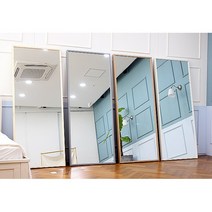 [가구언니] 루이 대형 와이드 전신거울 인테리어거울 옷가게거울 빅거울, 스프러스원목(600size)