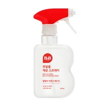 비앤비 무알콜 제균 스프레이 용기형 300ml, 10개