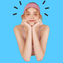 정크 헤어 밴드 땀두건 페더러 나달 조코비치 올림픽 JUNK 월계관 성인 실내 테니스, 핑크