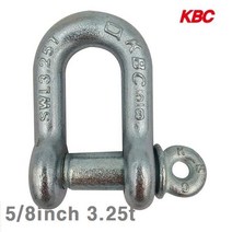 경부산업 단조샤클-FSC 5 8Inch 3.25t 26.92mm(오차±1.52) 19.56mm (1EA)작업공구 연결 고정용품 연결 고정용품기타 경부산업 공구, 본상품
