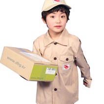 DCW02 아동 역할놀이 직업체험 집배원 우체부 상의, DCW02 베이지7호