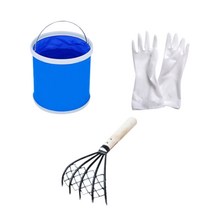 해루질 장비 세트 갯벌체험 조개 바지락 캐기 잡이 호미 2개 조과통 커플 가족 어린이, 상품선택, 1-해루질체험-세트1