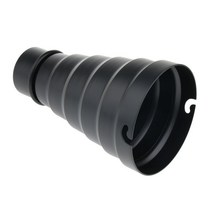 Elinchrom 설치 스트로브를 위한 알루미늄 점화 통제 원뿔 Snoot 스튜디오 섬광, 설명, 블랙, 설명
