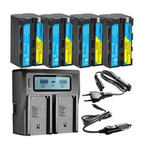5200mAh NP-F770 NP-F750 NP F770 F750 750 배터리 LCD 듀얼 충전기 소니 CCD-RV100 DCR-TRU47E, [01] 1 Pcs Battery