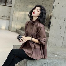 여성 베이비돌블라우스 루즈핏 상의 C22082294