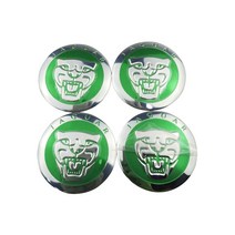 자동차 엠블럼 56mm 자동차 휠 센터 재규어 XF XJ X 형 F-PACE F-TYPE S XE 장식 액세서리, D Green