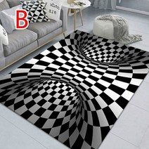 체커보드 러그 이케아 발매트 large checkerboard plaid carpets