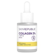 뉴질랜드 스킨퍼블릭 Skin Republic 콜라겐 2% + SPF15 세럼 30ml, 1팩