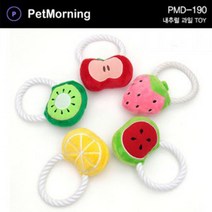 산책 푸들터그장난감 교육 웰시코기터그장난감 강아지터그놀이 내추럴과일, 1개