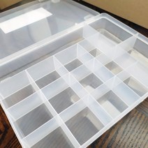 나노블럭 작은레고보관 15칸 소품통 나사보관 비즈보관함