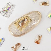 부띠끄코리아 긴사다리 스톤 4종 (T컷) 네일재료, ③샴페인 2x4x6 _124