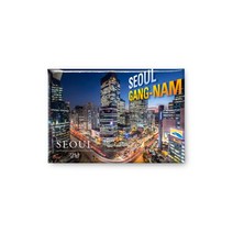 한국 여행마그넷 기념품 강남 인테리어자석, 1개