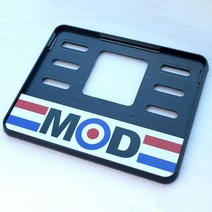 S-one 베스파 슈퍼커브튜닝 MOD 모즈 오토바이 번호판가드, 1개, 블랙