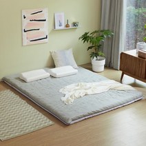 [천삼백케이] [수오] 수오 HR스펀지 3단 접이식 침대 토퍼 퀸(Q) (BDHR3Q)