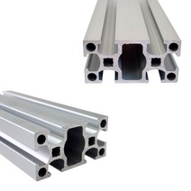 알루미늄 프로파일 실버 가공 절단 2040 100mm ~ 1000mm, 탭 가공