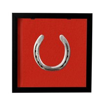 행운의상징 말발굽 편자 액자 Wood Frame 선물용 말사용품 알루미늄 Handmade