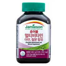 Jamieson 자미에슨 캐나다 멀티비타민 츄어블 1350mg 110정