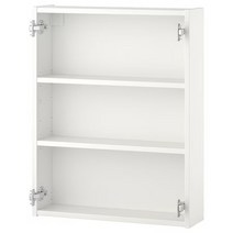 이케아 엔헤트 벽수납장+선반2 화이트 60x15x75cm 파티클보드, 없음