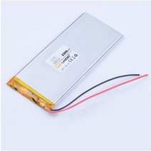 3543114 3.7V 2300mAh 충전식 리튬 폴리머 배터리 블루투스 키보드 ikki65 오로라 R2 디지털 제품 Goophon, 02 2-WIRE