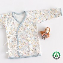 대폭 오가닉 양면 다이마루 다람쥐 숲 2컬러 [E0959], 백아이보리