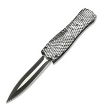 야외 BM OTF 나이프 전술 전투 칼 EDC 접이식 포켓 ABS 핸들 생존 자기 방어 도구 클립 남성 선물, 02 Carbon Fiber Handle