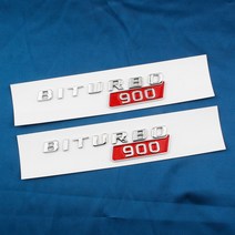 벤츠마크 자동차 ABS BITURBO 700 로고 사이드 펜더 트렁크 바디 배지 엠블럼 데칼 스티커 벤츠 브라부스 G, 05 E