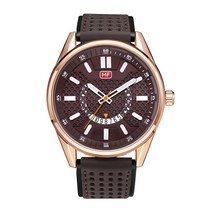 미니포커스 남성 가죽밴드 손목시계 MF0152G03