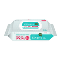 그린핑거 손소독물티슈(살균소독99.9%)캡형 30매x10팩