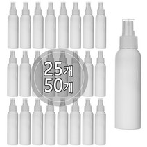 [25개묶음판매] 스프레이용기 120ml 150ml 200ml 250ml 300ml 500ml, 120ml 백색용기, 검정캡, 25개