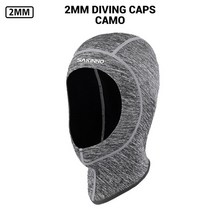 스쿠버모자 다이빙후드 잠수모자 서핑캡 3mm 다이빙 캡 네오프렌 커버 수영 따뜻한 복 헤어 스노클링 후드 어깨 여름 다이빙 장비 보호 목, k012 2mm 카모