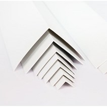 도배 코너 각대 PVC 몰딩 코너비드 정각 엇각 2.4M, 25*25, 1개