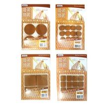 우일프라텍 부직포 의자소음방지패드 바닥보호대 의자발양말 식탁, 사각소32P