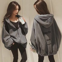 K.ONLINE SHOP남여공용 퍼프 후드집업 루즈핏 빅사이즈 자켓 트위드자켓 청자켓 가죽자켓